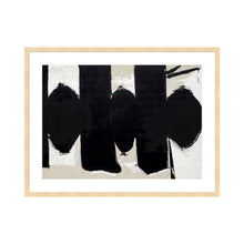 Load image into Gallery viewer, Elegy to the Spanish Republic, No. 110 by Robert Motherwell Artwork 1000Museums Light Wood Frame 22x28 
