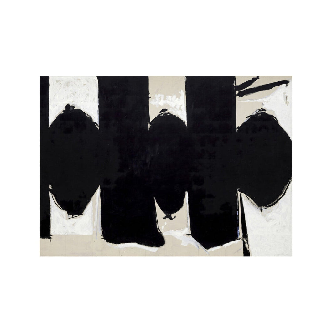 Elegy to the Spanish Republic, No. 110 by Robert Motherwell Artwork 1000Museums Unframed 22x28 
