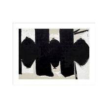 Load image into Gallery viewer, Elegy to the Spanish Republic, No. 110 by Robert Motherwell Artwork 1000Museums White Frame 22x28 
