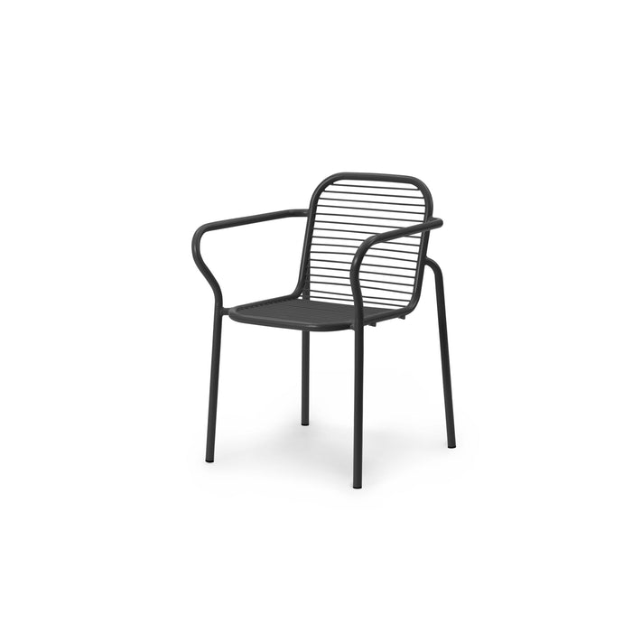 Vig Armchair Outdoor Dining Chairs Normann Copenhagen Black 