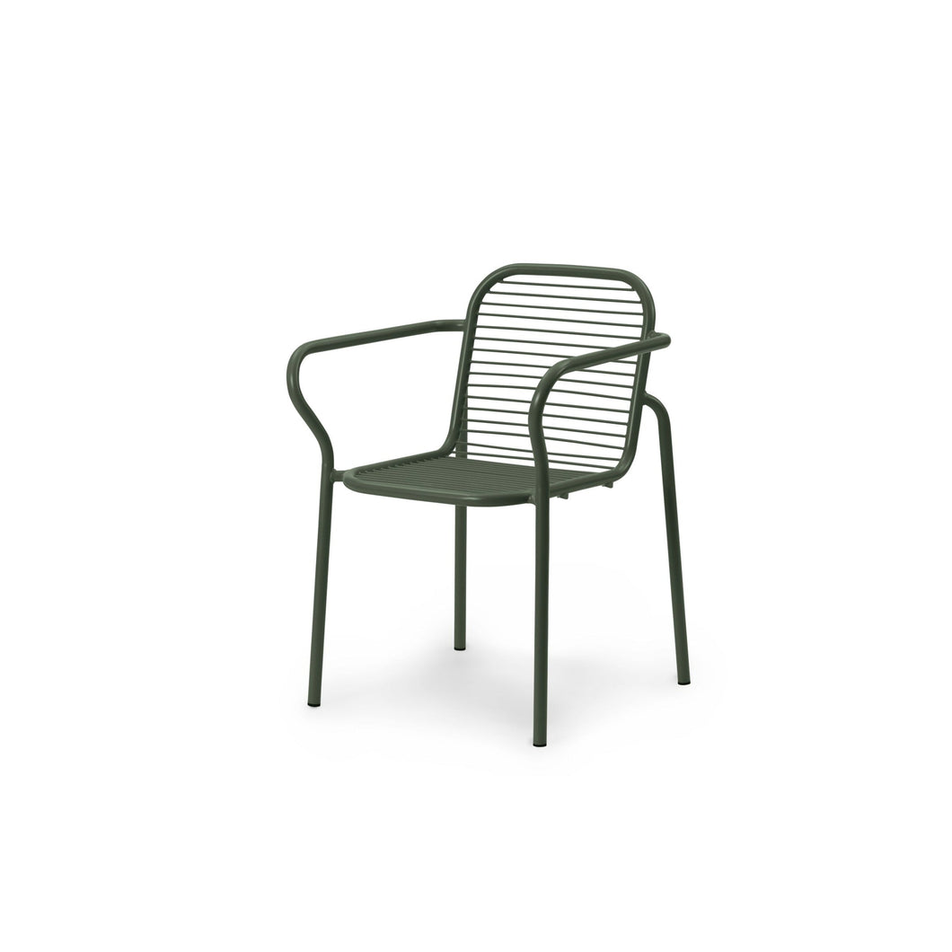Vig Armchair Outdoor Dining Chairs Normann Copenhagen Dark Green 