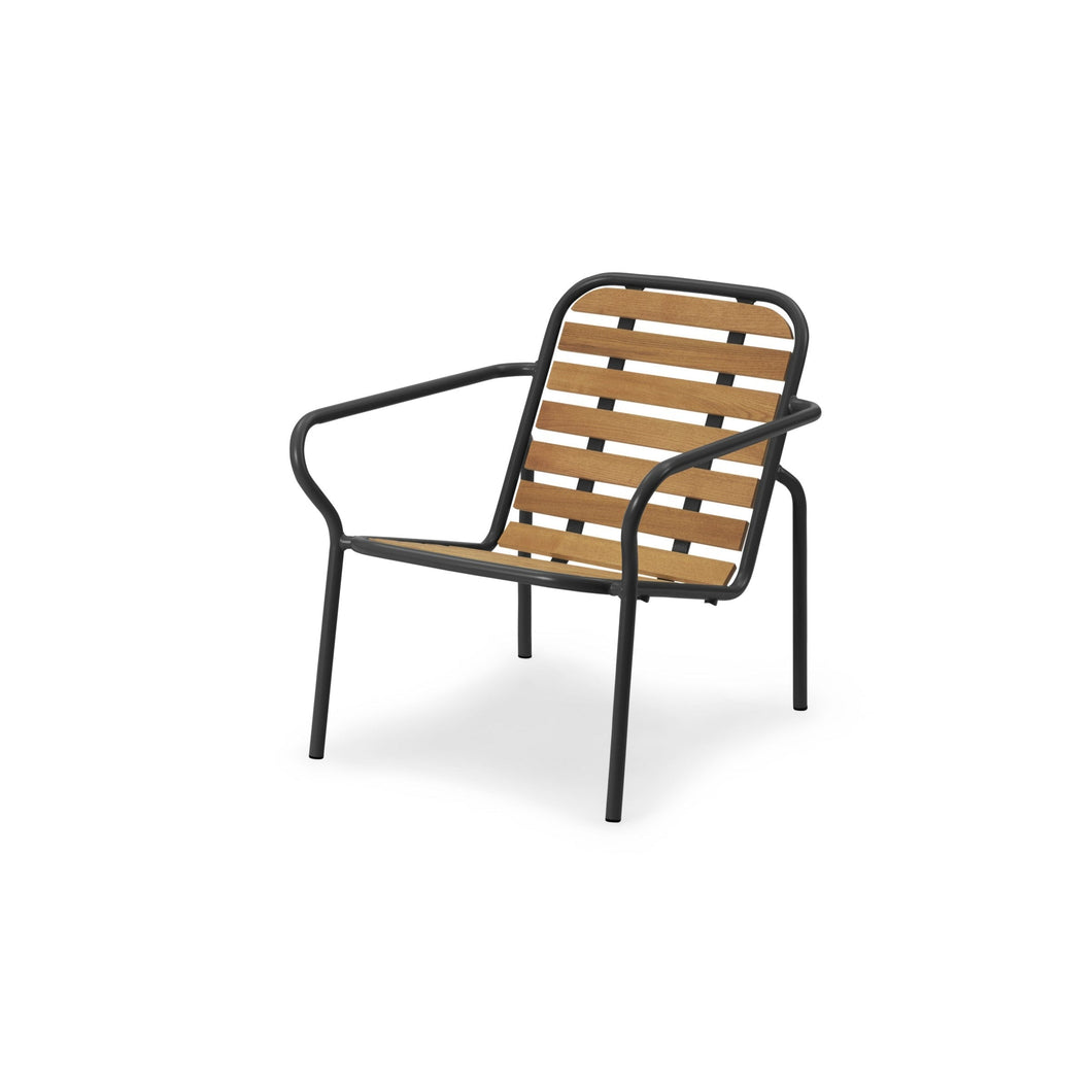 Vig Lounge Chair, Wood Outdoor Lounge Chairs Normann Copenhagen Dark Green 