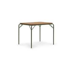 Load image into Gallery viewer, Vig Table, Wood Outdoor Dining Tables Normann Copenhagen Dark Green 29.9&quot;h x 35.43&quot;d x 31.5&quot;w 
