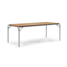 Load image into Gallery viewer, Vig Table, Wood Outdoor Dining Tables Normann Copenhagen Grey 29.9&quot;h x 35.43&quot;d x 78.7&quot;w 

