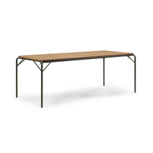 Load image into Gallery viewer, Vig Table, Wood Outdoor Dining Tables Normann Copenhagen Dark Green 29.9&quot;h x 35.43&quot;d x 78.7&quot;w 
