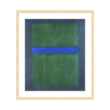 Load image into Gallery viewer, Untitled (1951) by Mark Rothko Artwork 1000Museums Light Wood Frame 32x40 
