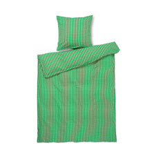 Load image into Gallery viewer, Baek&amp;Bolge Duvet Set, Green / Sand Comforter Covers JUNA Twin 
