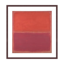 Load image into Gallery viewer, No. 3 64809 by Mark Rothko Artwork 1000Museums Dark Wood Frame 32x40 
