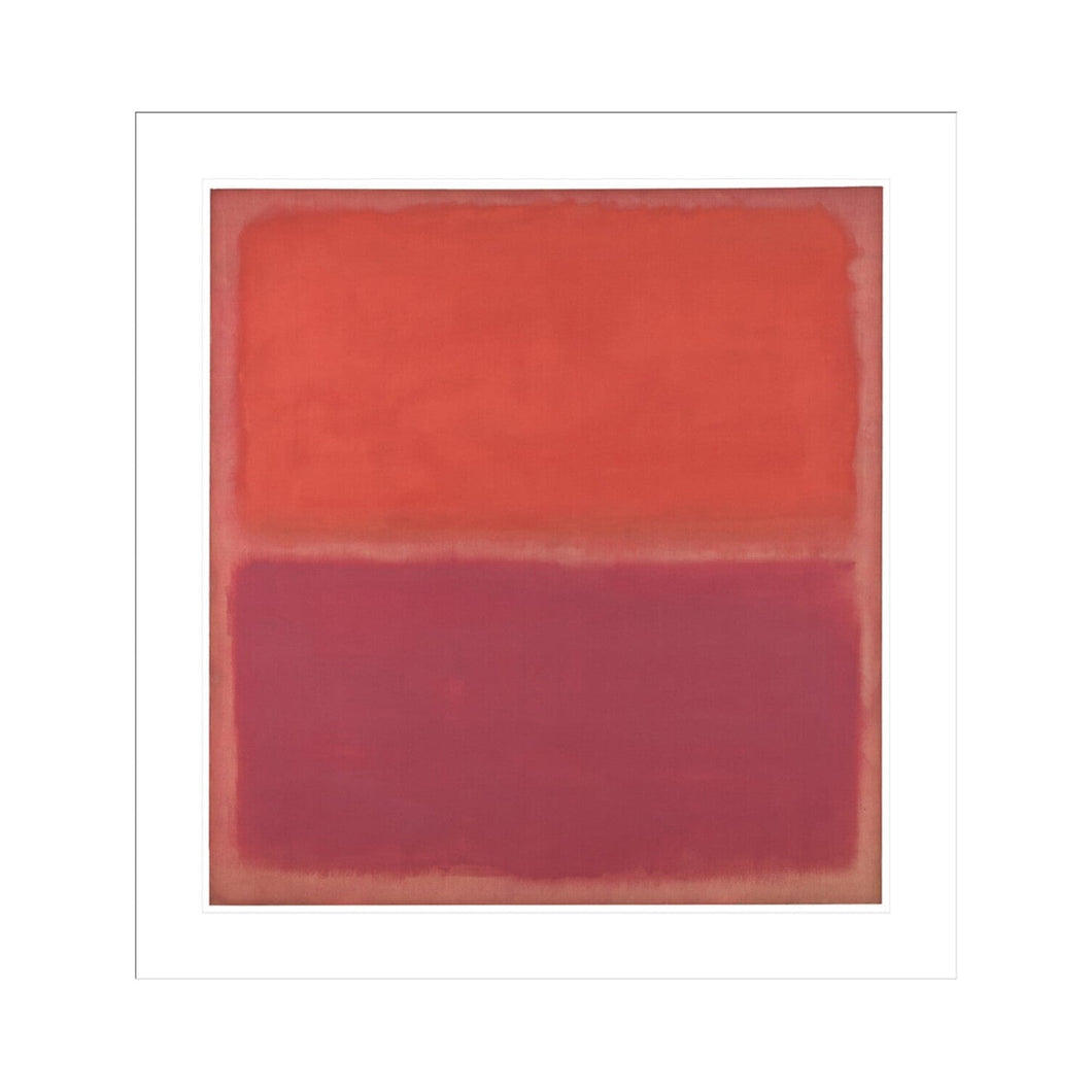 No. 3 64809 by Mark Rothko Artwork 1000Museums White Frame 32x40 