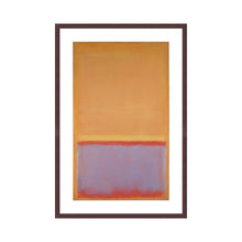 Load image into Gallery viewer, Untitled 64810 by Mark Rothko Artwork 1000Museums Dark Wood Frame 32x40 
