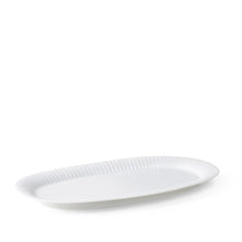 Load image into Gallery viewer, Hammershøi Oval Serving Dish White Serving Platters Kähler H: 1.18&quot; W: 15.7&quot; D: 8.9&quot; 
