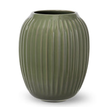 Load image into Gallery viewer, Hammershøi Stoneware Vase Vases Kähler Dark Green 
