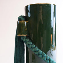 Load image into Gallery viewer, Vase #695 - Green Vases Karen Gayle Tinney 
