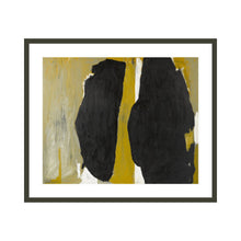 Load image into Gallery viewer, Two Figures by Robert Motherwell Artwork 1000Museums Black Frame 32x40 
