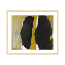 Load image into Gallery viewer, Two Figures by Robert Motherwell Artwork 1000Museums Light Wood Frame 22x28 
