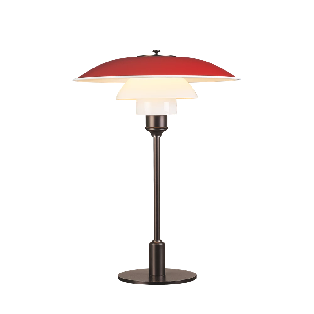PH 3½-2½ Colour Table Lamp Table & Desk Lamps Louis Poulsen Red 