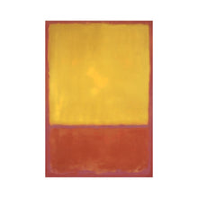 Load image into Gallery viewer, Ochre and Red on Red by Mark Rothko Artwork 1000Museums Unframed 22x28 

