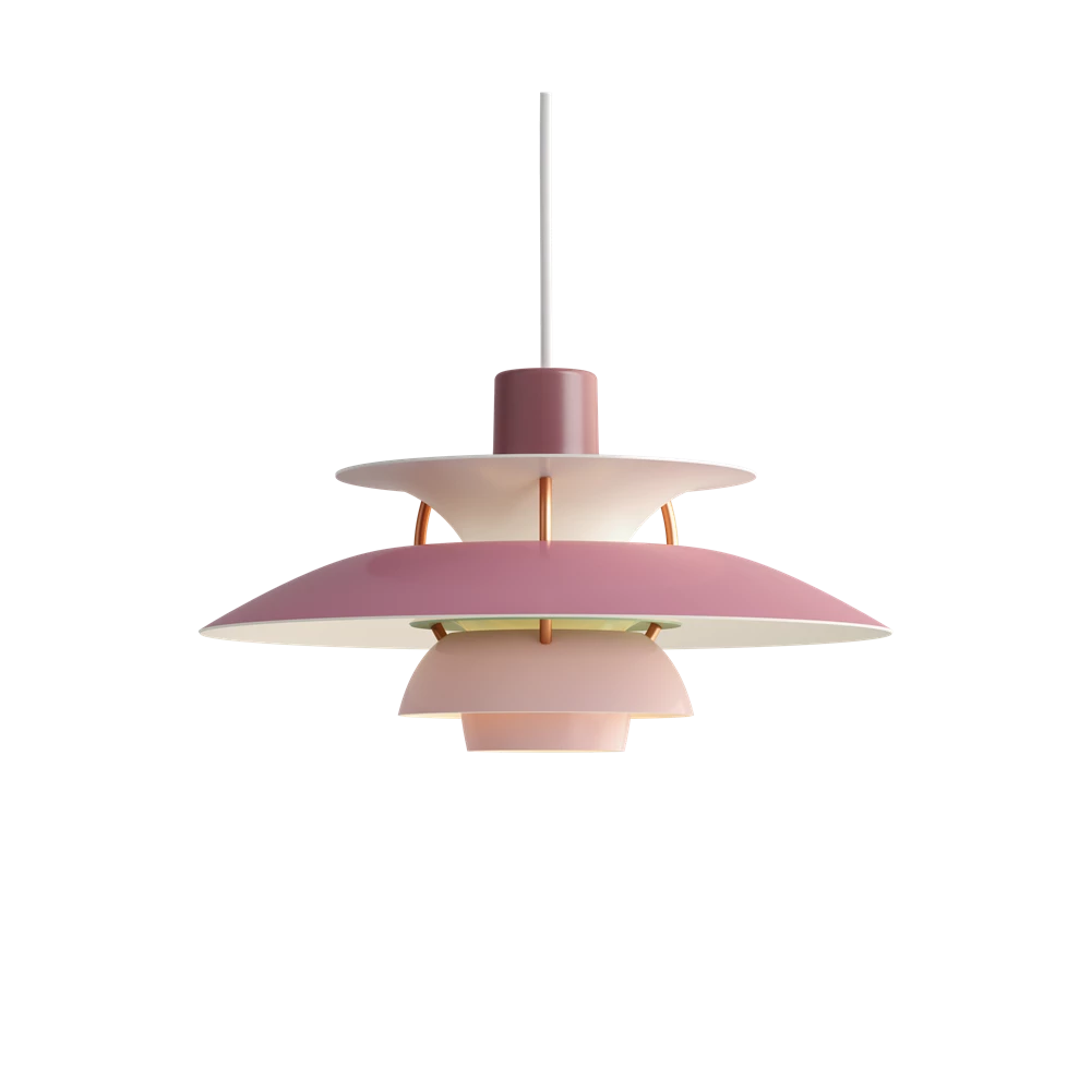 PH 5 Mini Pendant Lamp Ceiling & Pendant Lamps Louis Poulsen Hues of Rose LED 