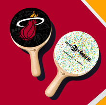 Load image into Gallery viewer, NBA Ping Pong Paddle Games round21 Miami Heat 
