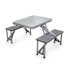 Load image into Gallery viewer, Aluminum Portable Picnic Table with Seats Outdoor Dining Tables Picnic Time 
