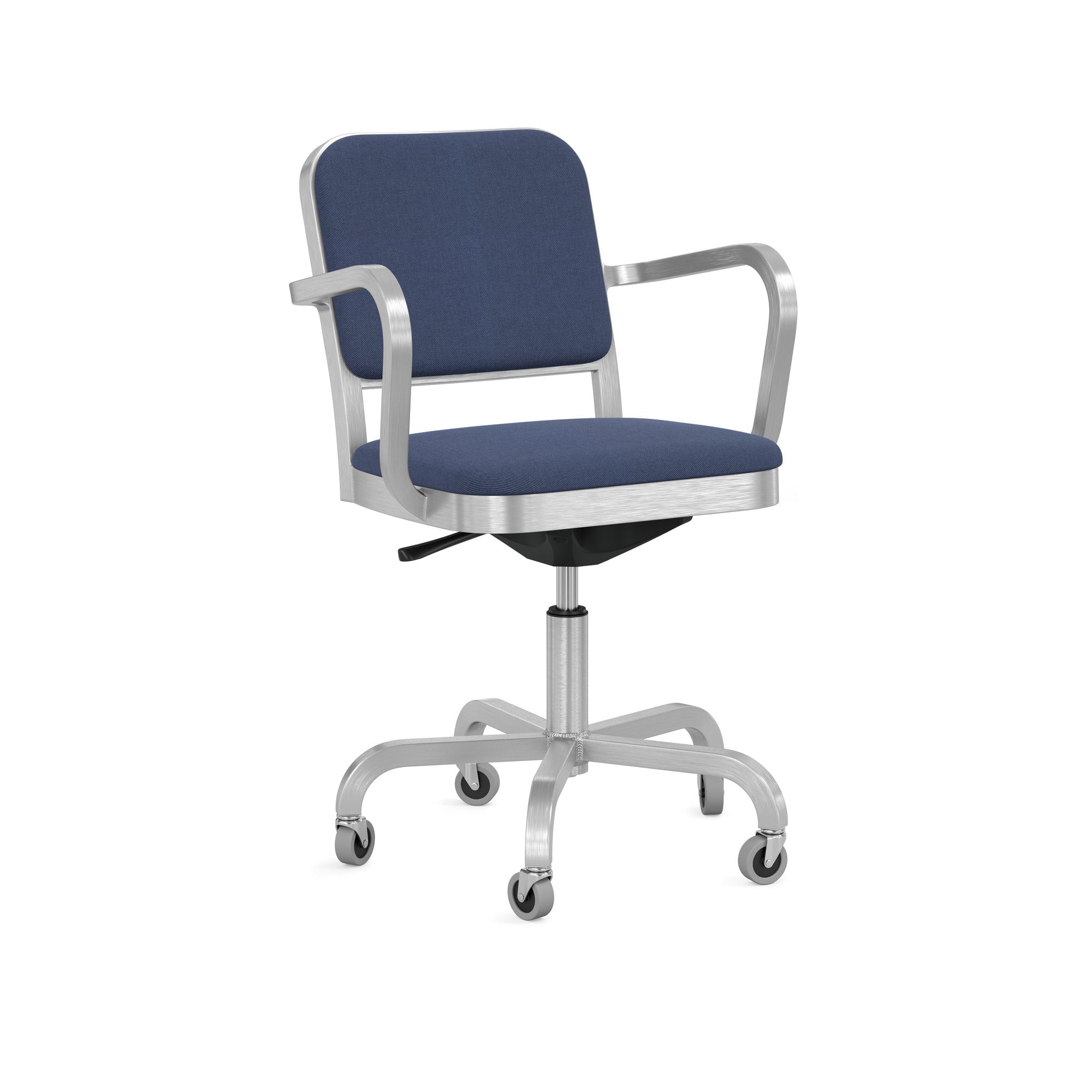 Navy Officer Swivel Armchair Emeco Kvadrat Reflect 694 