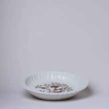 Load image into Gallery viewer, Copper Underglaze Porcelain Songbird Platter Sculpture &amp; Decorative Art Cobalt Guild 
