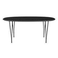 Load image into Gallery viewer, Superellipse Table Industrial Dining Tables Fritz Hansen Black 

