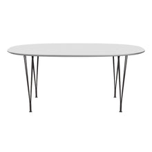 Load image into Gallery viewer, Superellipse Table Industrial Dining Tables Fritz Hansen White 
