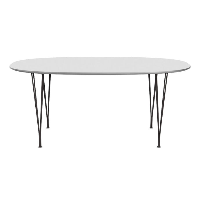 Superellipse Table Industrial Dining Tables Fritz Hansen White 