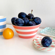 Load image into Gallery viewer, Red Stripe Cereal Bowls, Set of 4 Outdoor Tableware Xenia Taler 
