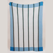Load image into Gallery viewer, Vintage Bauhaus Throw, Azure Throws Hangai Mountain Textiles 
