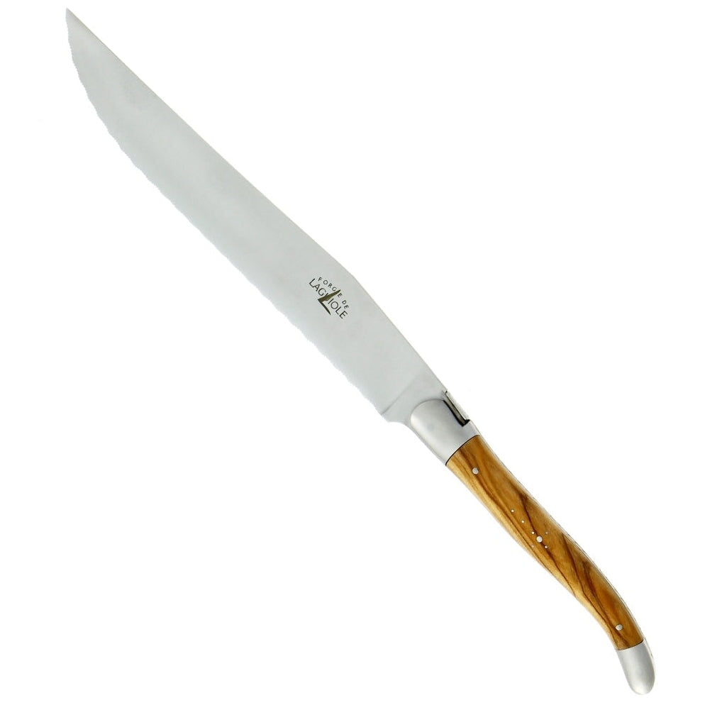 Laguiole Bread Knife Bread Knives Forge de Laguiole Olive Wood - Satin 