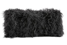 Load image into Gallery viewer, Tibetan Cushion Throw Pillows Fibre by Auskin Charcoal 11 X 22IN 
