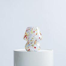 Load image into Gallery viewer, Glass Mushroom Table Lamp, Mini, Color Confetti Table &amp; Desk Lamps Humber 
