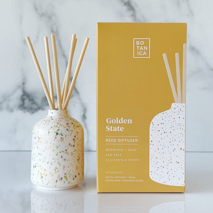 Golden State Reed Diffuser sea salt Botanica 