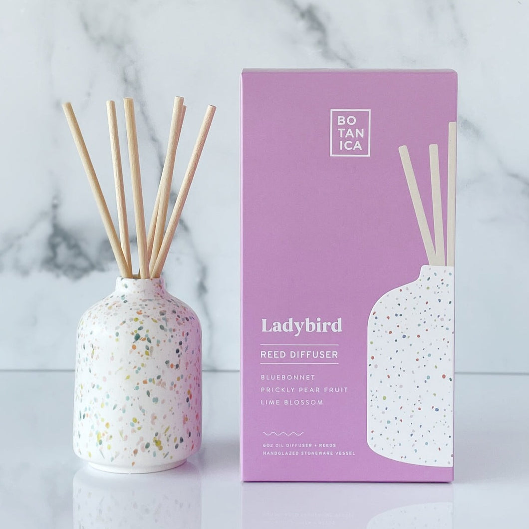 Ladybird Reed Diffuser wildflower Botanica 