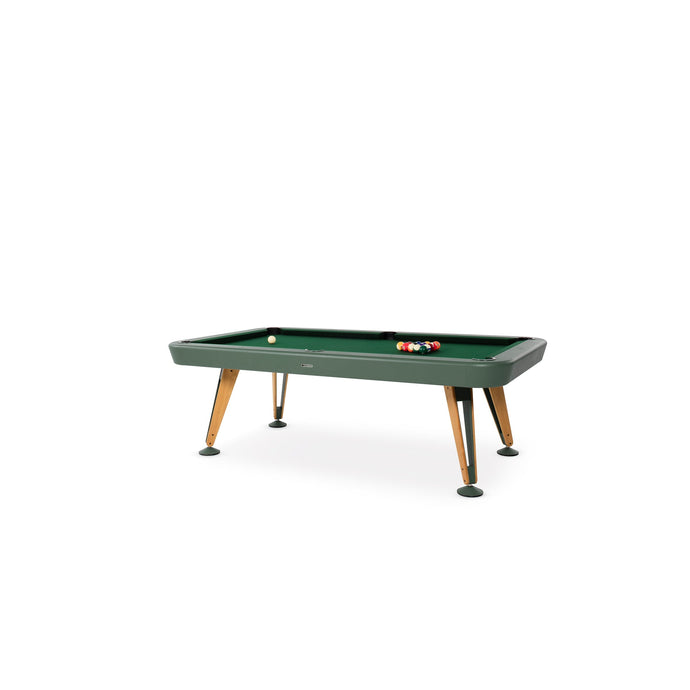 Diagonal Indoor Pool Table Game Tables & Accessories RS Barcelona Green 6 Feet 