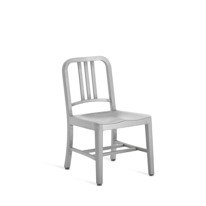 1006 Navy Mini Chair Emeco Brushed 