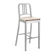 Load image into Gallery viewer, 1104 Navy Barstool Emeco Ash Brushed 

