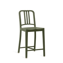 Load image into Gallery viewer, 111 Navy Counter Stool Emeco Cypress Green 
