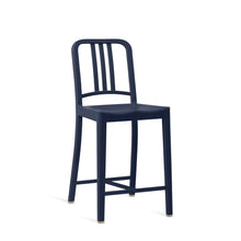 Load image into Gallery viewer, 111 Navy Counter Stool Emeco Dark Blue 
