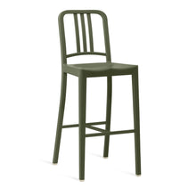 Load image into Gallery viewer, 111 Navy Barstool Emeco Cypress Green 

