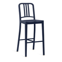 Load image into Gallery viewer, 111 Navy Barstool Emeco Dark Blue 
