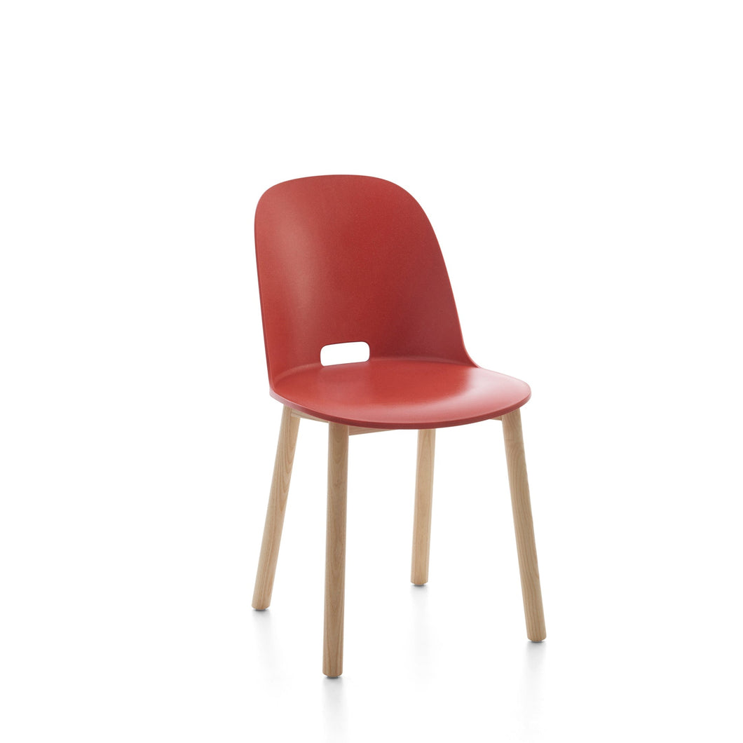 Alfi Chair, Highback Emeco Red Ash 