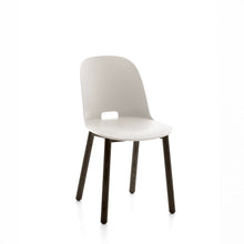 Load image into Gallery viewer, Alfi Chair, Highback Emeco White Dark Stained Ash 
