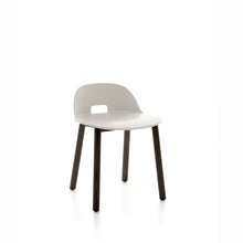 Load image into Gallery viewer, Alfi Chair, Low Back Emeco White Dark Stained Ash 
