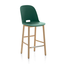 Load image into Gallery viewer, Alfi Counter Stool, Highback Emeco Green Ash 
