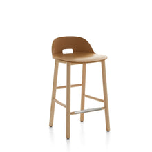 Load image into Gallery viewer, Alfi Counter Stool, Low Back Emeco Sand Ash 
