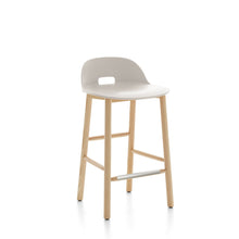 Load image into Gallery viewer, Alfi Counter Stool, Low Back Emeco White Ash 

