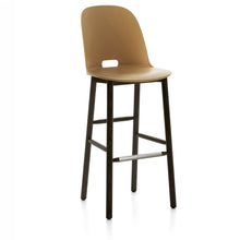 Load image into Gallery viewer, Alfi Barstool, Highback Emeco Sand Dark Stained Ash 
